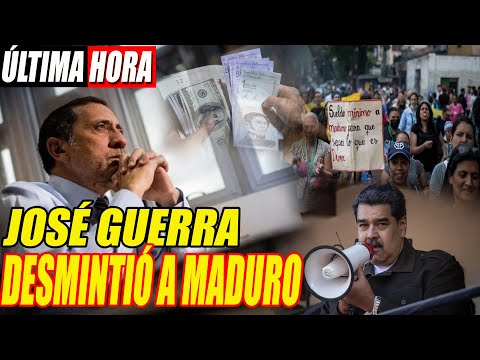 ?? José Guerra DESMINTIÓ A Maduro ENTERATE AQUI