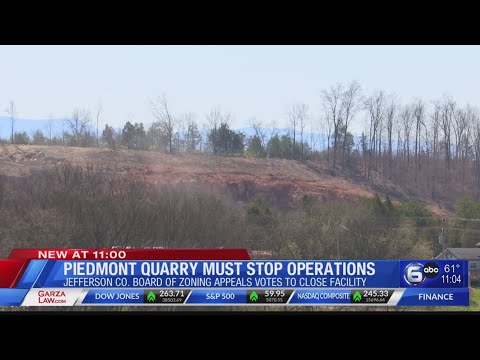Work at quarry near Jefferson County school halted after zoning appeal