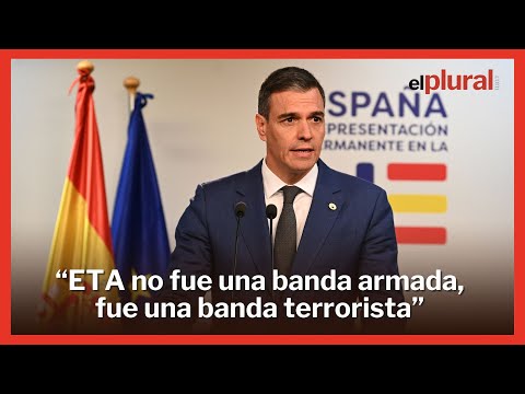 Pedro Sánchez sobre ETA: Fue derrotada por la democracia