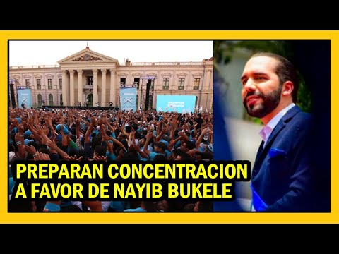 Concentración en apoyo a Nayib Bukele por Mussal | Operativos ante renta por PNC