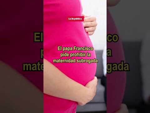El PAPA FRANCISCO pide PROHIBIR la maternidad subrogada #shorts