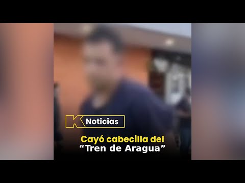 Capturan a uno de los hombres del Tren de Aragua más buscados