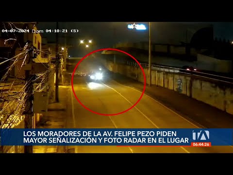 Conductores no respetan límites de velocidad en la Av. Felipe Pezo, en Guayaquil