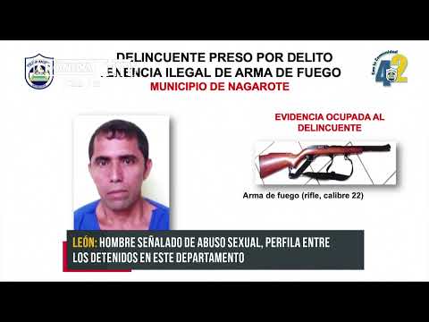 Atrapan a alias “Simio” señalado de ser aberrado sexual en León - Nicaragua