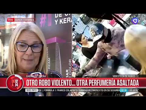 Robaron otra perfumería en zona norte