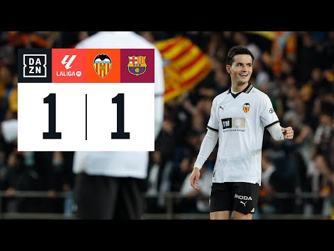 Valencia CF vs FC Barcelona (1-1) | Resumen y goles | Highlights LALIGA EA SPORTS