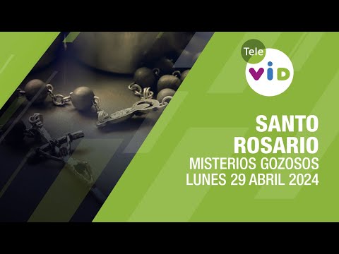 Santo Rosario de hoy Lunes 29 Abril de 2024  Misterios Gozosos #TeleVID #SantoRosario