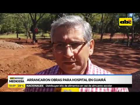 Arrancaron obras para hospital en Guairá