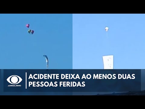 Balões são flagrados no RJ; um caiu no Aeroporto do Galeão