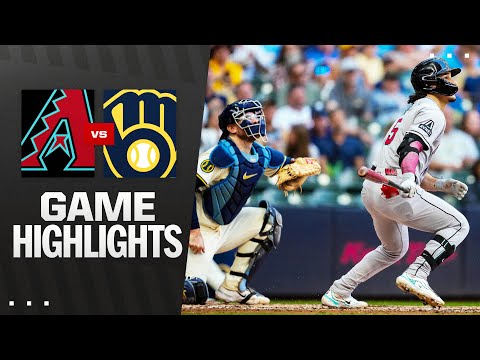 D-Backs vs. Brewers Game Highlights (8/28/25) | MLB Highlights