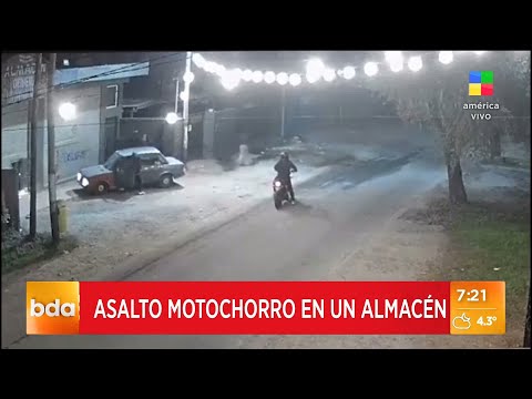 Villa Elisa: asalto motochorro en un almacén
