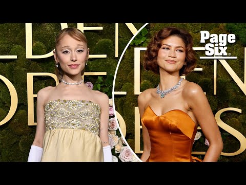 Golden Globes 2025 red carpet: Ariana Grande, Zendaya, Emma Stone and more