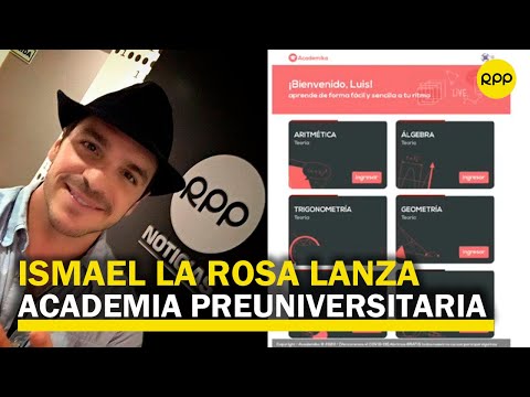 Ismael La Rosa presenta proyecto educativo gratuito para estudiantes