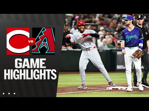 Reds vs D-backs Game Highlights (8/22/25) | MLB Highlights