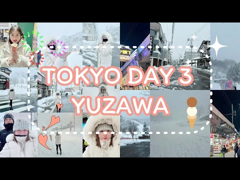 WANJOI Channel VlogTokyoDay3❄️yuzawaหิมะแบบจุกๆแล้วกลับมากินข้าวย่านueno