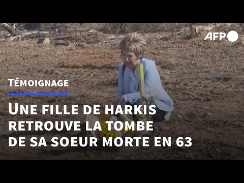 En France, la douleur d'une fille de Harkis face à la tombe enfin retrouvée de sa soeur | AFP