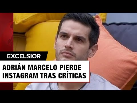 Adrián Marcelo se queda sin Instagram tras declaraciones sobre excompañeros de reality show