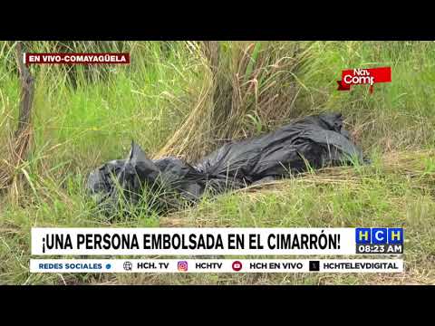 Embolsado dejan cadáver de una persona en calle hacia cementerio Las Uvas, TGU