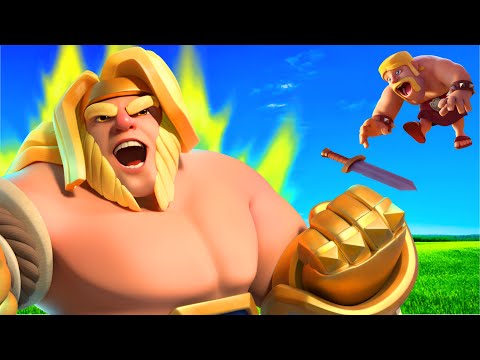 【クラロワ】新しく実装された「ヒーロージャイアント」はユニットを空に飛ばせちゃいます！冗談すぎるww