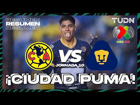 Resumen | América vs Pumas | Liga Mx -AP2024 - J10 | TUDN