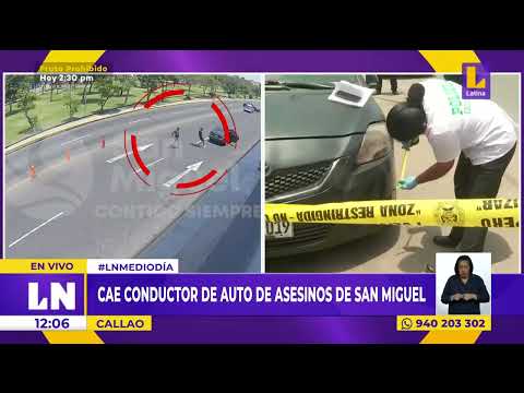 Crimen en SAN MIGUEL: CAPTURAN conductor de auto de sicarios que asesinaron a toda una familia