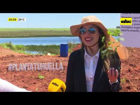 “Planta tu huella” campaña hecha  en la reserva Morombí