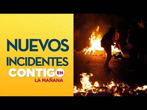 Registran barricadas y cacerolazos a lo largo de Chile - Contigo en La Mañana