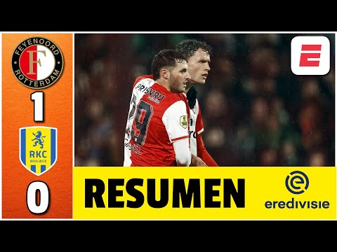 SANTIAGO GIMÉNEZ VOLVIÓ a la titularidad y FEYENOORD del CHAQUITO venció 1-0 a Waalwijk | Eredivisie