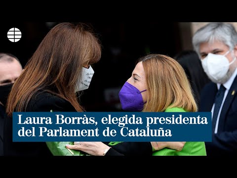 El separatismo entrega a Laura Borràs la Presidencia del Parlament para reactivar el desafío