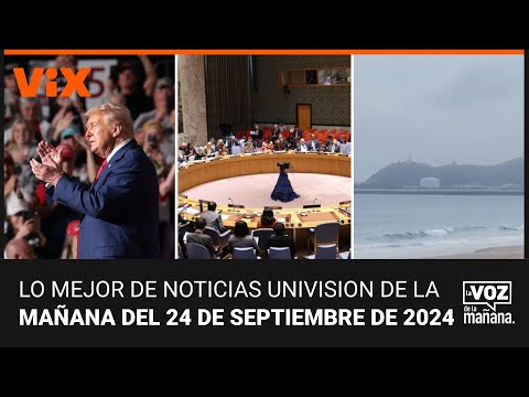 Lo mejor de Noticias Univision de la mañana | martes 24 de septiembre de 2024