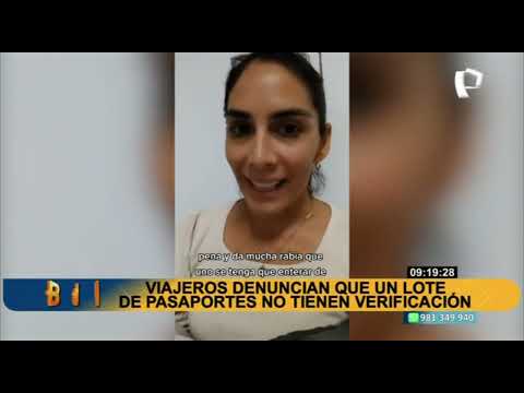 Pamela Acosta denuncia que su pasaporte tramitado en noviembre no tiene verificación