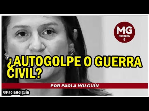 ¿AUTOGOLPE O GUERRA CIVIL?  Columna Paola Holguín