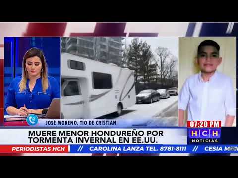 Niño Hondureño muere debido a las bajas temperaturas en Texas, EEUU