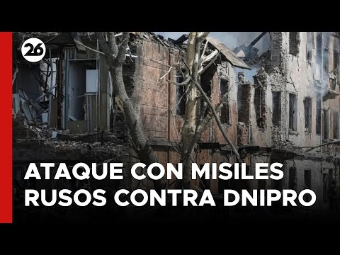 UCRANIA | Ataque con misiles rusos contra la ciudad de Dnipro