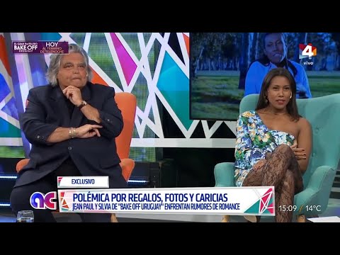 Algo Contigo - Jean Paul y Silvia de Bake Off Uruguay tras rumores de romance: Somos libres