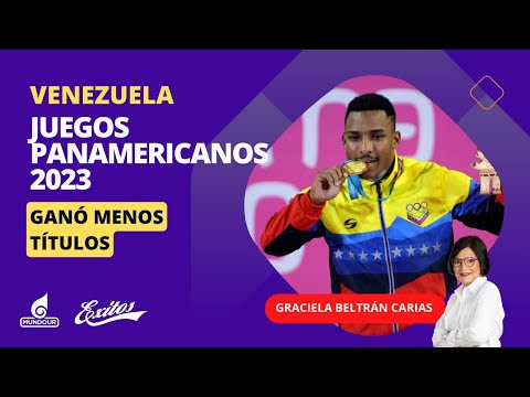 Venezuela ganó menos títulos en los Juegos Panamericanos 2023