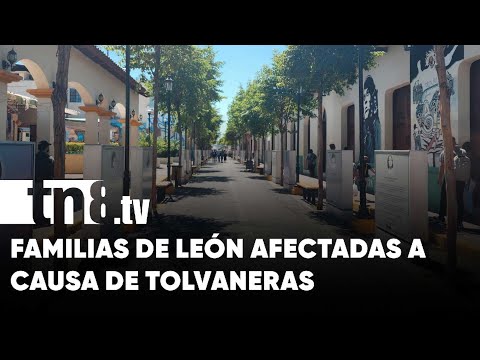 Familias de León se ven afectadas por tolvaneras - Nicaragua