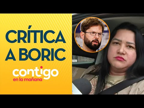 ¡TODO SE COMPLICÓ!: Mujer venezolana apuntó contra Boric - Contigo en la Mañana