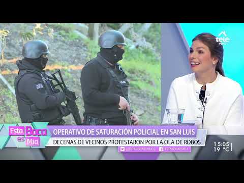 Operativo de saturación policial en San Luis: decenas de vecinos protestaron por la ola de robos /2