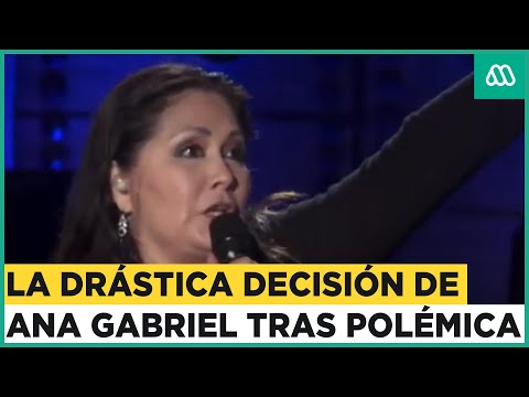 Ana Gabriel anuncia su retiro de los escenarios tras polémico concierto