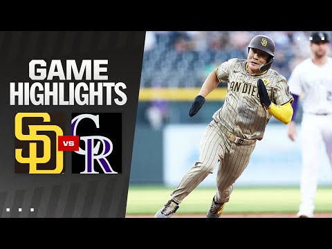 Padres vs. Rockies Game Highlights (4/24/24) | MLB Highlights