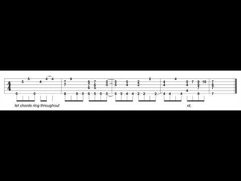 Let Me Live In Your City - Intro Tablature