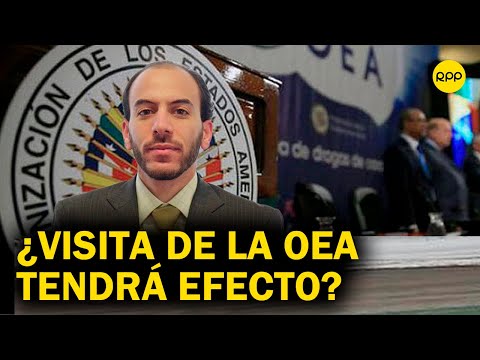 Yo no veo amenazas sobre nuestra democracia: Visita de la OEA por crisis política en el Perú
