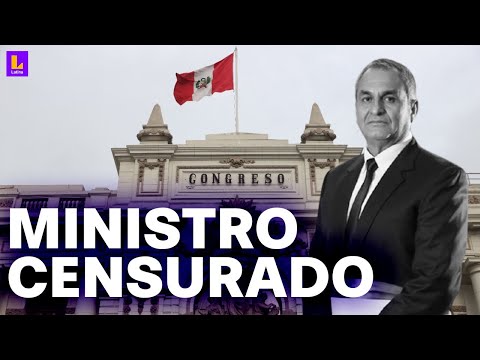 Ministro del Interior Vicente Romero deberá renunciar tras censura del Congreso