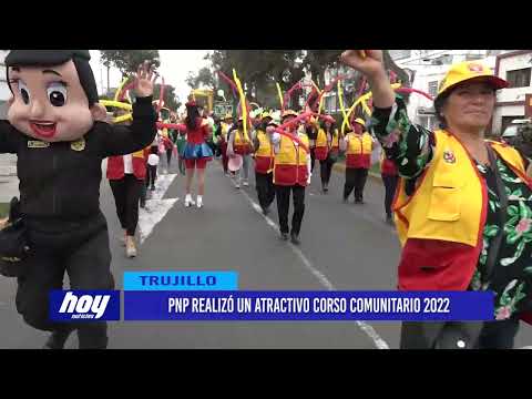 PNP realizó un atractivo corso comunitario 2022