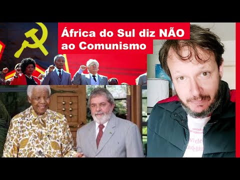 África do Sul diz não ao comunismo de Nelson Mandela