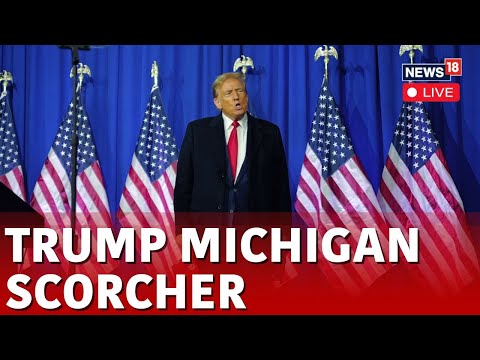 Trump News LIVE | Trump Speech LIVE | Trump Rally Attracts Thousands To Michigan | Trum Rally LIVE