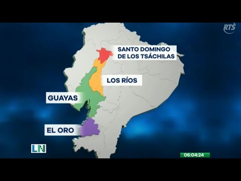 Ecuador: Fuertes lluvias para febrero y marzo