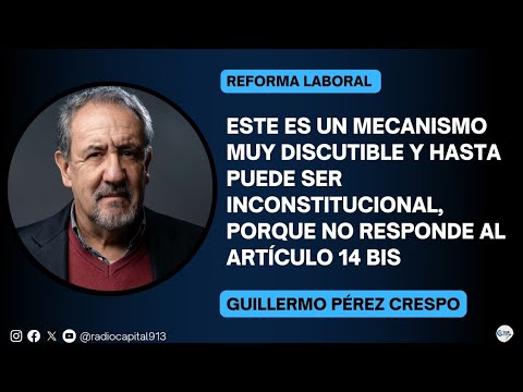 Guillermo Pérez Crespo: Las Indemnizaciones se convierten en una timba financiera