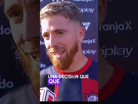 Muniain emocionado con San Lorenzo #futbol #sanlorenzo